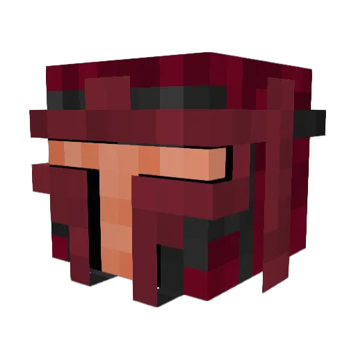 BDog6666 Minecraft avatar head, 3D render