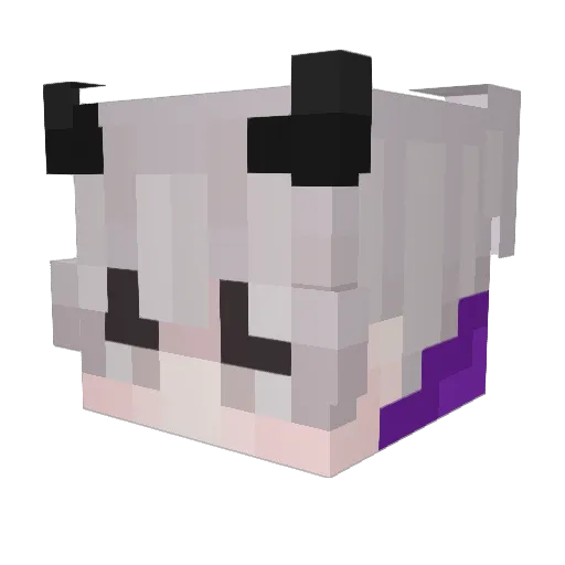BE4TZz Minecraft avatar head, 3D render