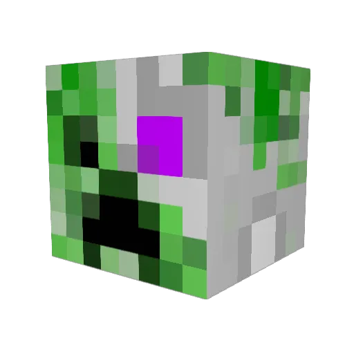 BEACHBUM2104 Minecraft avatar head, 3D render