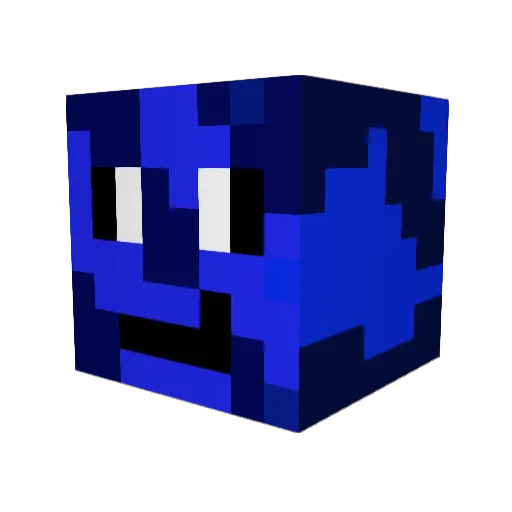 BEANZandRUBBER Minecraft avatar head, 3D render