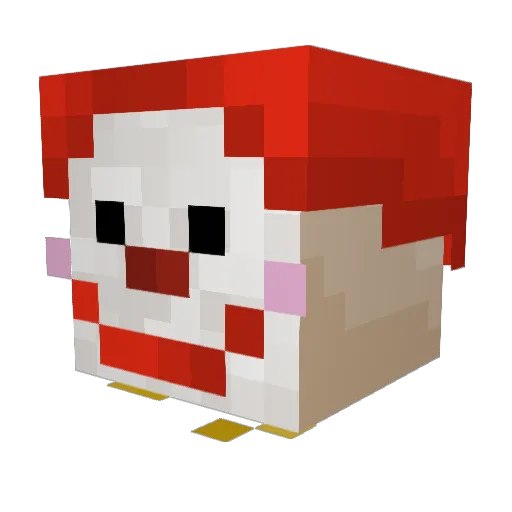 BEAN_SCRONCHER Minecraft avatar head, 3D render