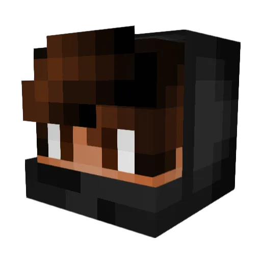 BEARNY_KAPI Minecraft avatar head, 3D render