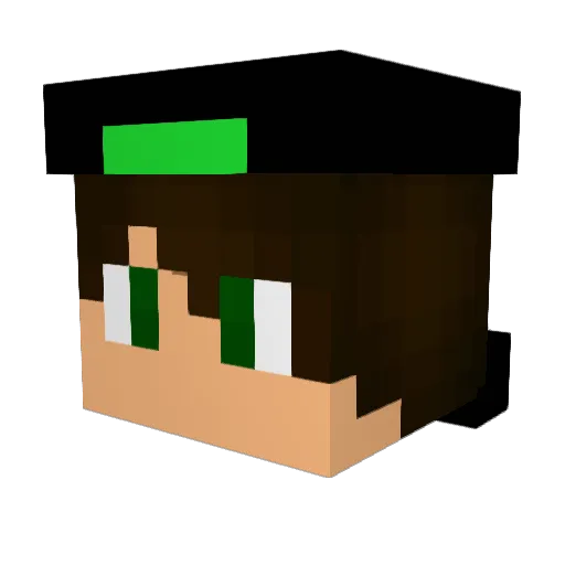 BEAST_Livio Minecraft avatar head, 3D render