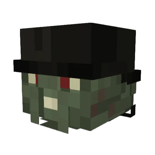 BEATNGU Minecraft avatar head, 3D render