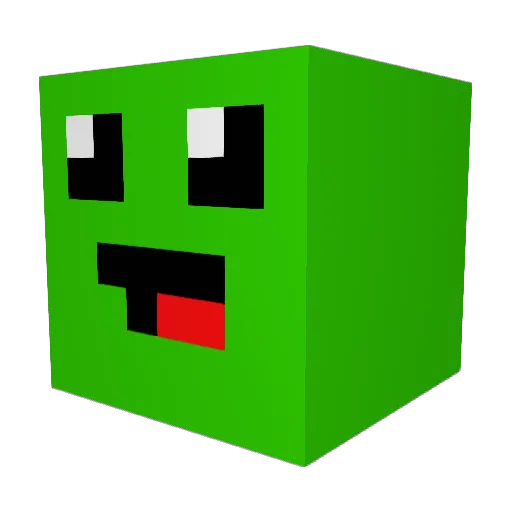 BEAU3737 Minecraft avatar head, 3D render