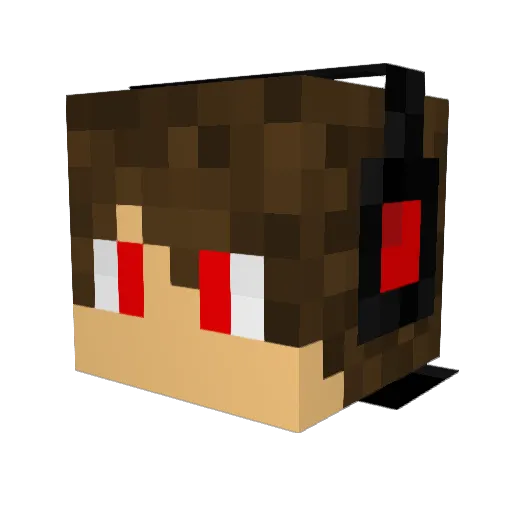 BEDFORDBADAZZ Minecraft avatar head, 3D render