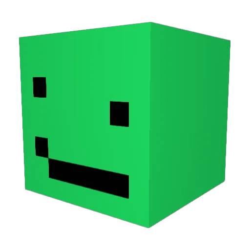 BEDWARSBOSS14 Minecraft avatar head, 3D render