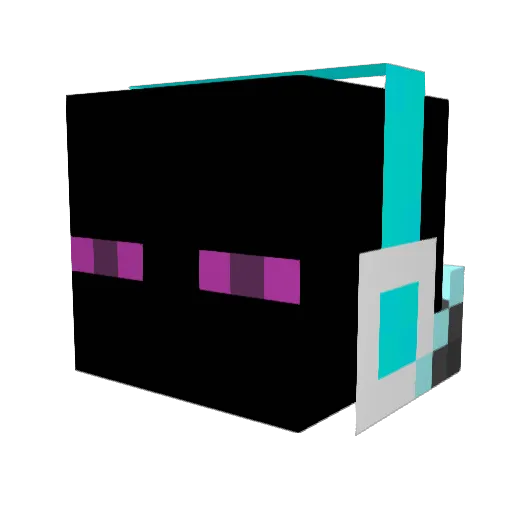 BEEBEE62658 Minecraft avatar head, 3D render