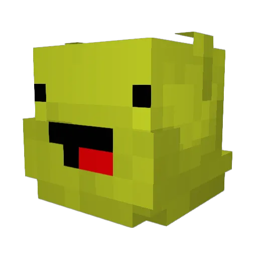 BEERTOOTH Minecraft avatar head, 3D render