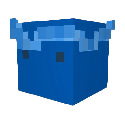 BEES90 Minecraft avatar head, 3D render