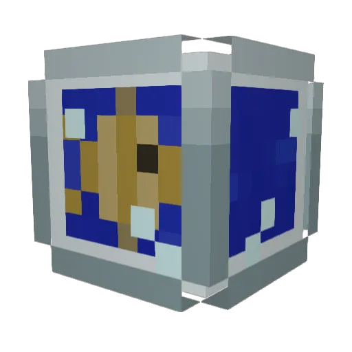BEEST77 Minecraft avatar head, 3D render
