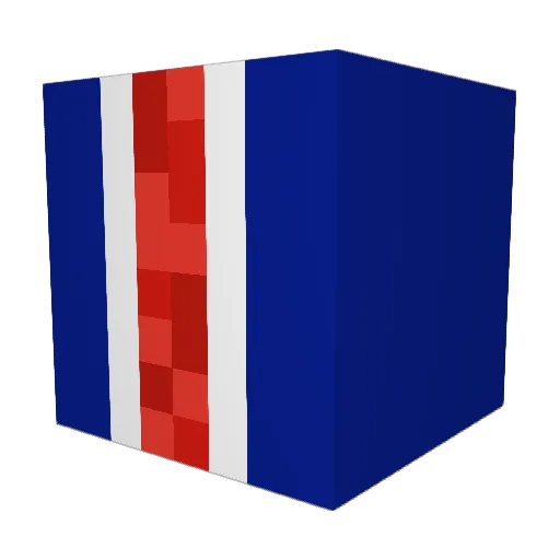 BEG_MONKE Minecraft avatar head, 3D render
