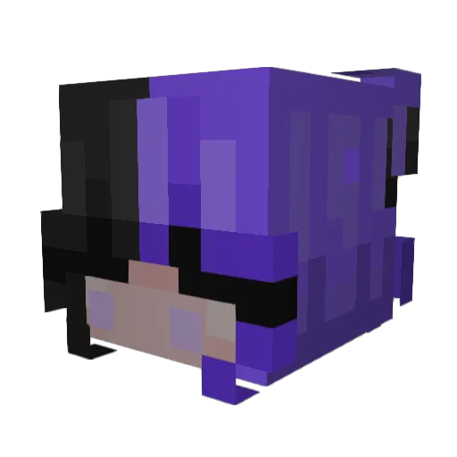 BELLABANANA07 Minecraft avatar head, 3D render