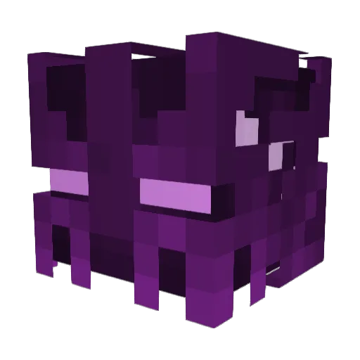 BELLERINspeed Minecraft avatar head, 3D render