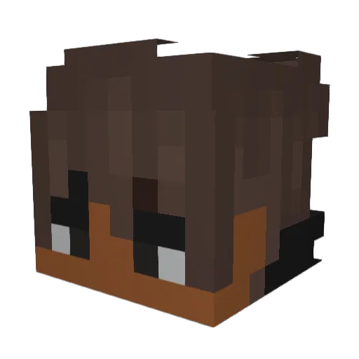 BELLISGOJO Minecraft avatar head, 3D render