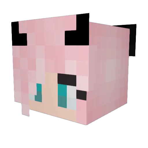 BELOVEDGamers Minecraft avatar head, 3D render
