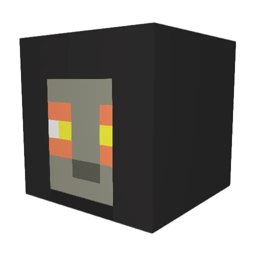 BEN2002 Minecraft avatar head, 3D render