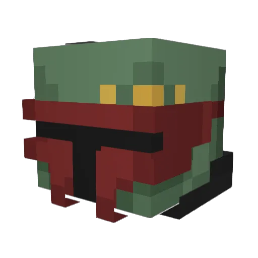 BENBOBAGGINS Minecraft avatar head, 3D render