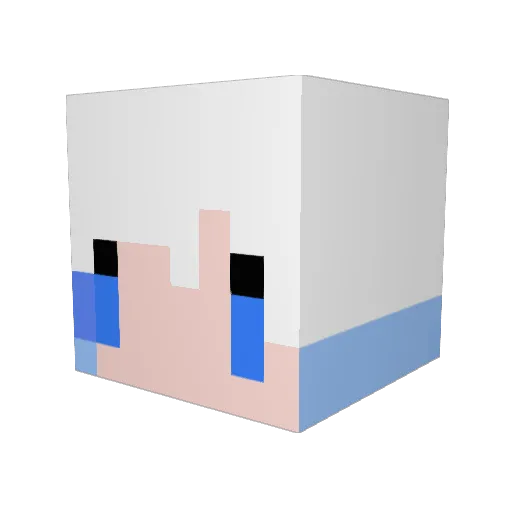 BENI4226 Minecraft avatar head, 3D render
