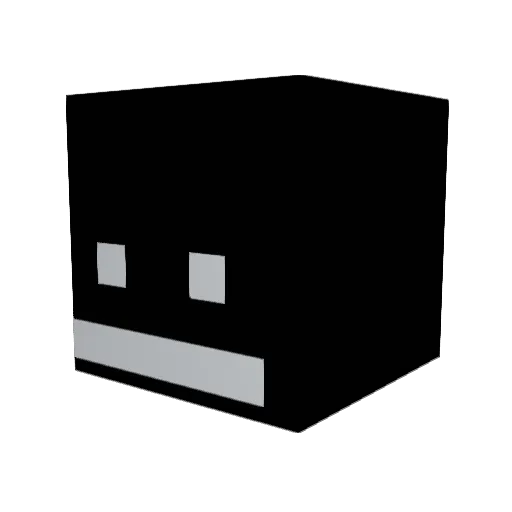 BENJADDD Minecraft avatar head, 3D render