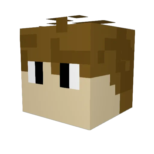 BENJAMIN201510 Minecraft avatar head, 3D render