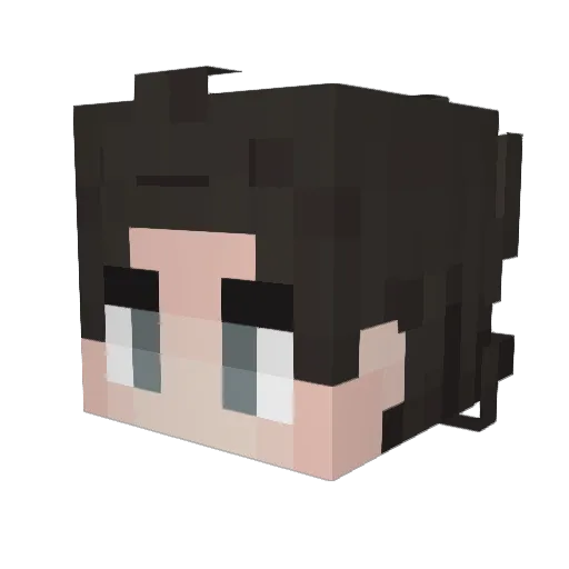 BENJI123579 Minecraft avatar head, 3D render