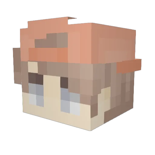 BENKRAKEN Minecraft avatar head, 3D render