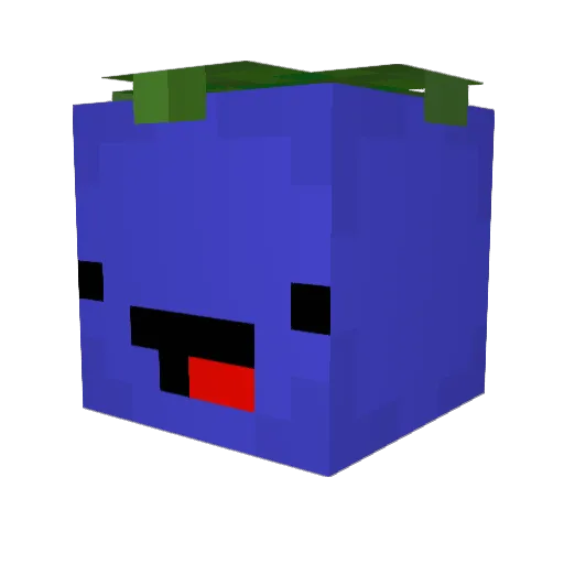 BERI69 Minecraft avatar head, 3D render
