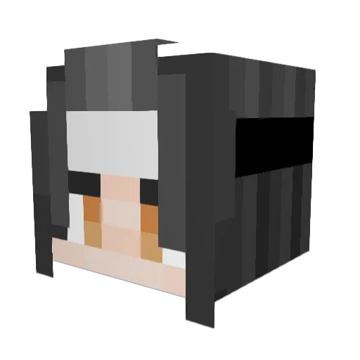 BERKHIAN Minecraft avatar head, 3D render