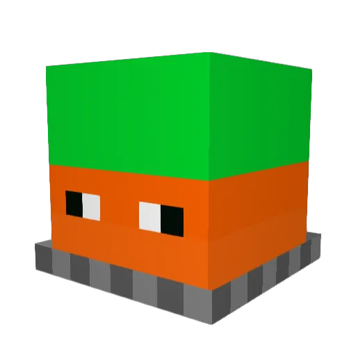 BESTIND1A Minecraft avatar head, 3D render