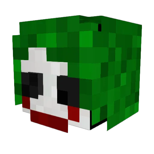 BESTKUNGZA1 Minecraft avatar head, 3D render