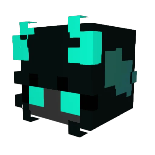 BESTLOVEMOM Minecraft avatar head, 3D render