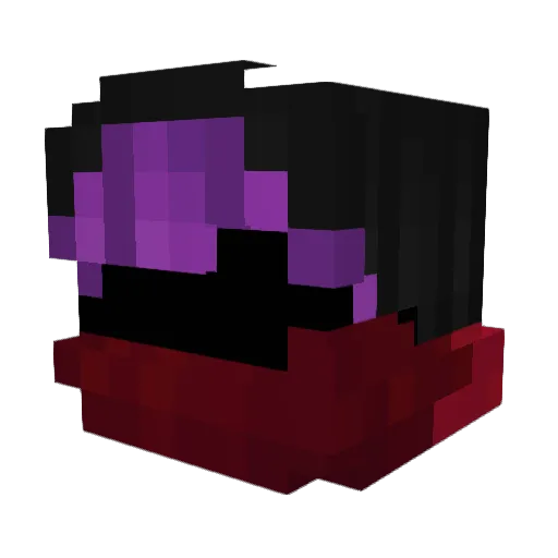 BEY0UG3 Minecraft avatar head, 3D render