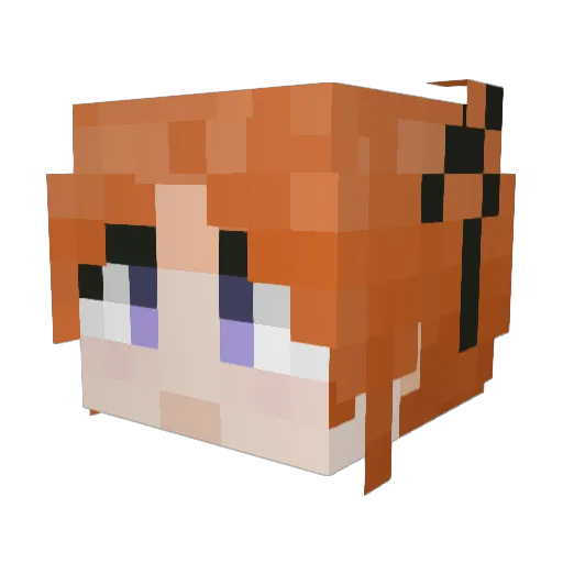 BErind Minecraft avatar head, 3D render