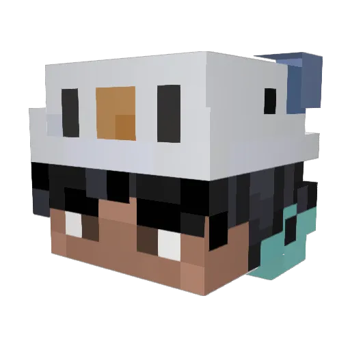 BFADGame Minecraft avatar head, 3D render