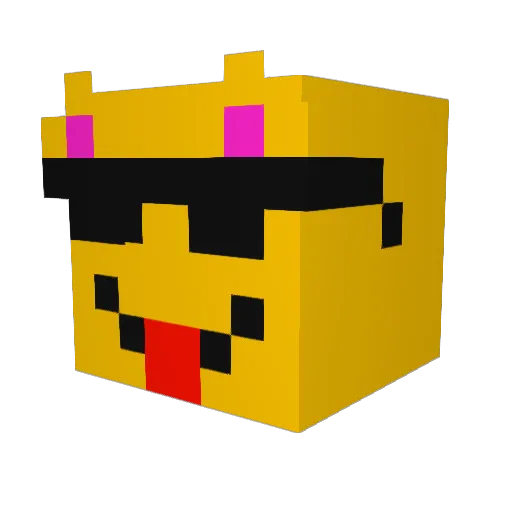 BFC_AnimasyonYT Minecraft avatar head, 3D render