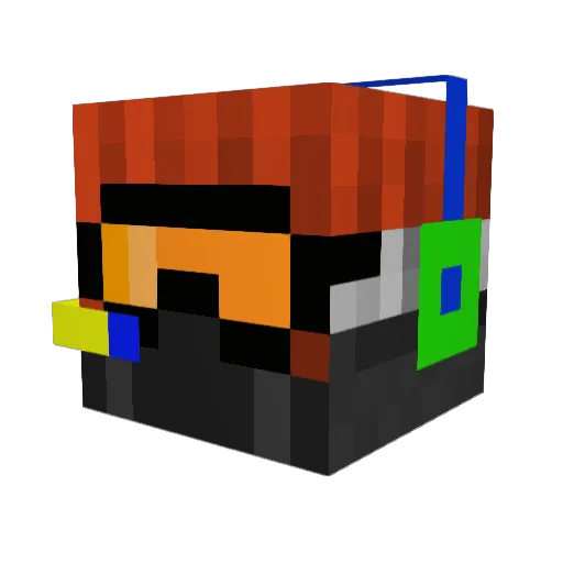 BFROSTY2K2 Minecraft avatar head, 3D render