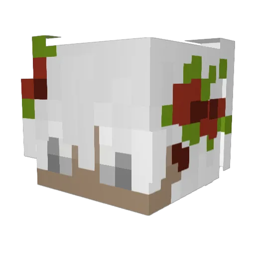 BGD2b Minecraft avatar head, 3D render