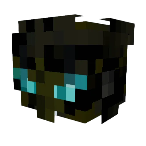 BGG22 Minecraft avatar head, 3D render