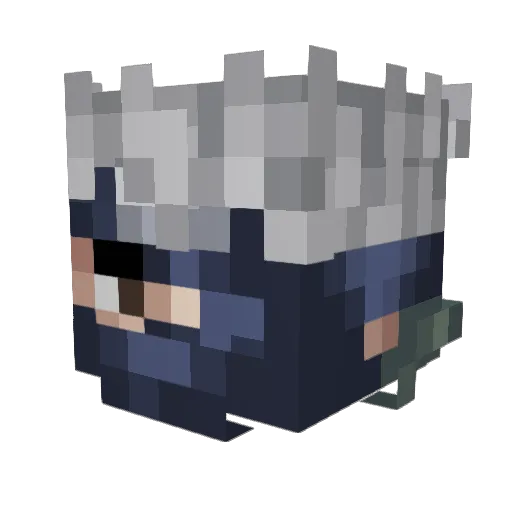 BGM2019 Minecraft avatar head, 3D render
