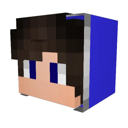 BGabor28 Minecraft avatar head, 3D render