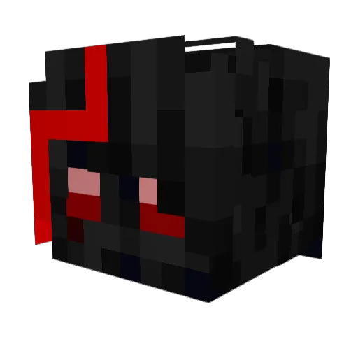 BGsEDITORs Minecraft avatar head, 3D render
