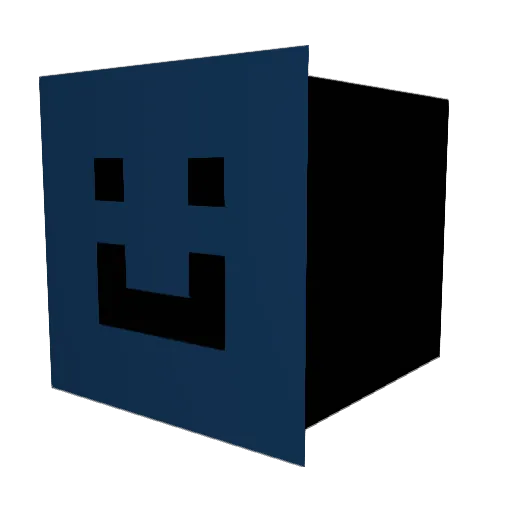 BHK1001 Minecraft avatar head, 3D render