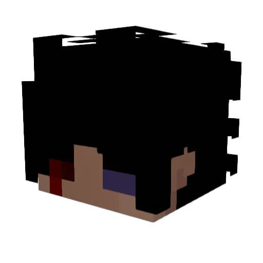 BHOPERS Minecraft avatar head, 3D render