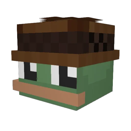 BHRodri Minecraft avatar head, 3D render