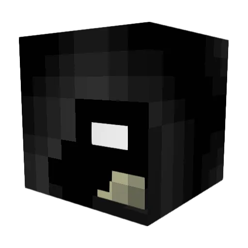 BI14 Minecraft avatar head, 3D render