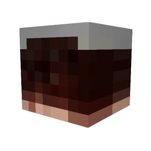 BID5N Minecraft avatar head, 3D render