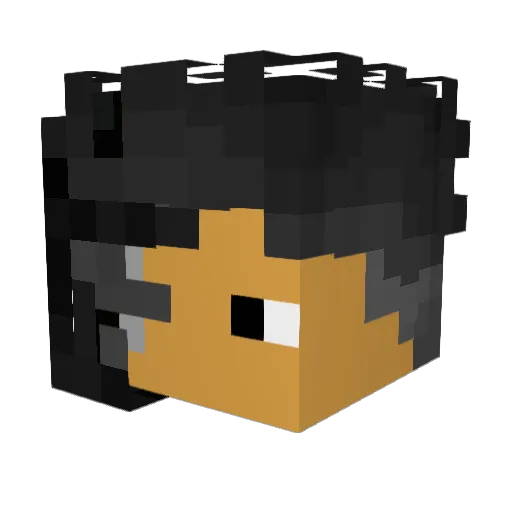 BIGBOYXAVIER343 Minecraft avatar head, 3D render