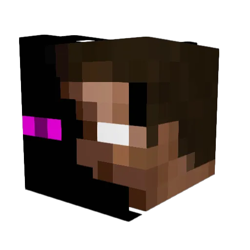 BIGBUD04 Minecraft avatar head, 3D render