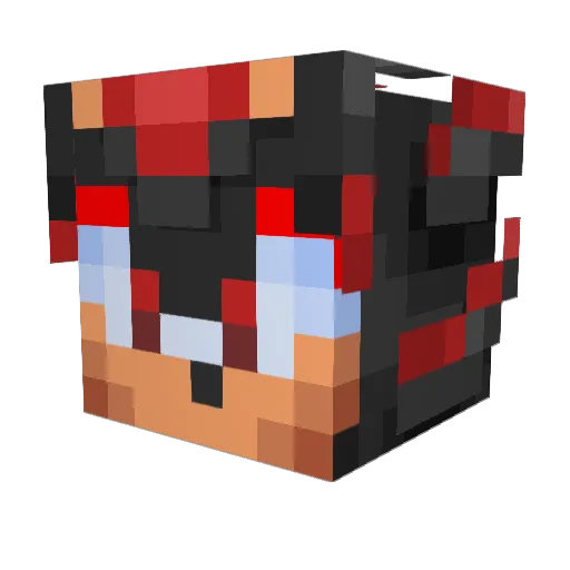 BIGC322 Minecraft avatar head, 3D render